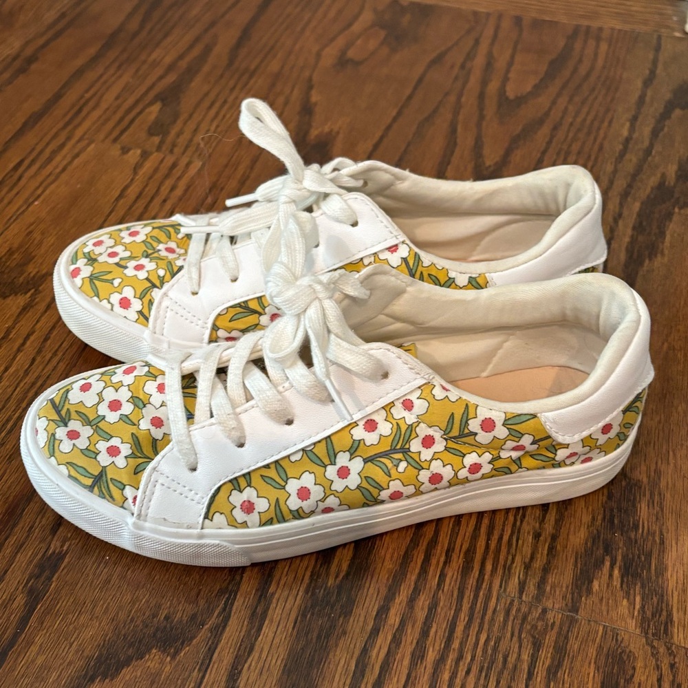 Restricted Floral Sneakers